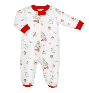 Baby Club Chic Christmas Footie