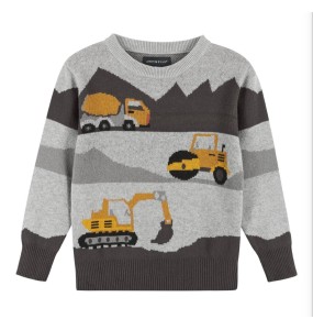 Andy & Evan Boys Construction Sweater