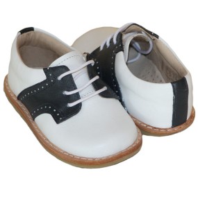 Elephantito Boys Navy White Saddle Shoes 