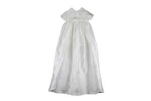 Marco & Lizzy Boys White Silk Detachable Christening  Gown